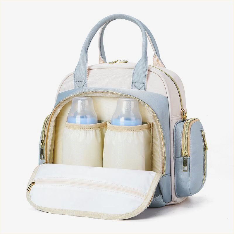 妈咪包母婴外出轻便高颜值时尚背包2025新款手提双肩大容量斜跨多