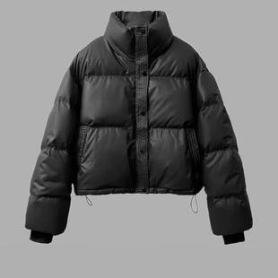 羽绒棉服短款免洗2024冬季新款立领宽松加厚面包外套棉衣潮流外套
