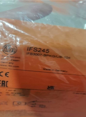 IFM易福门IFS245议价