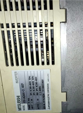 （议价）三棱变频器FR—AO44—O,4KP,0.4KW