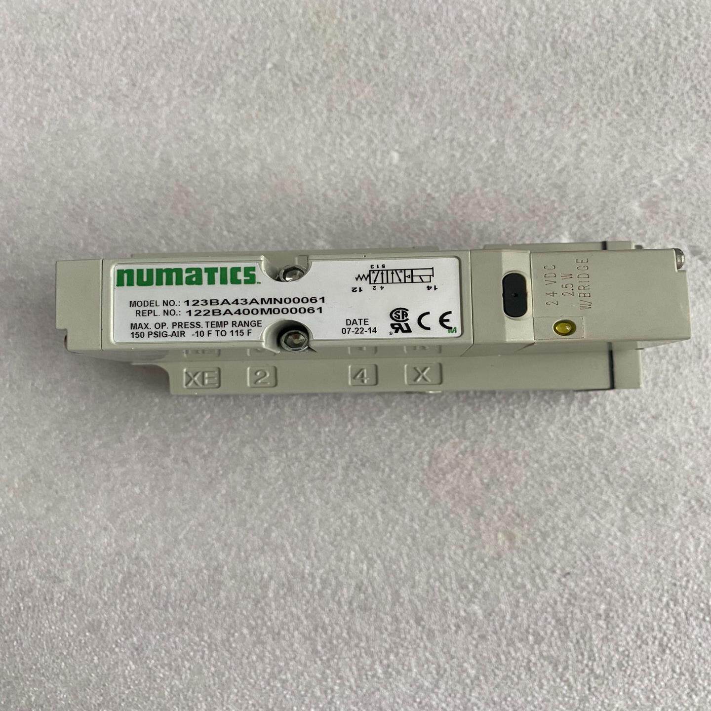 【顺庆】NUMATICS电磁阀123BA43AMN00061 122【议价】