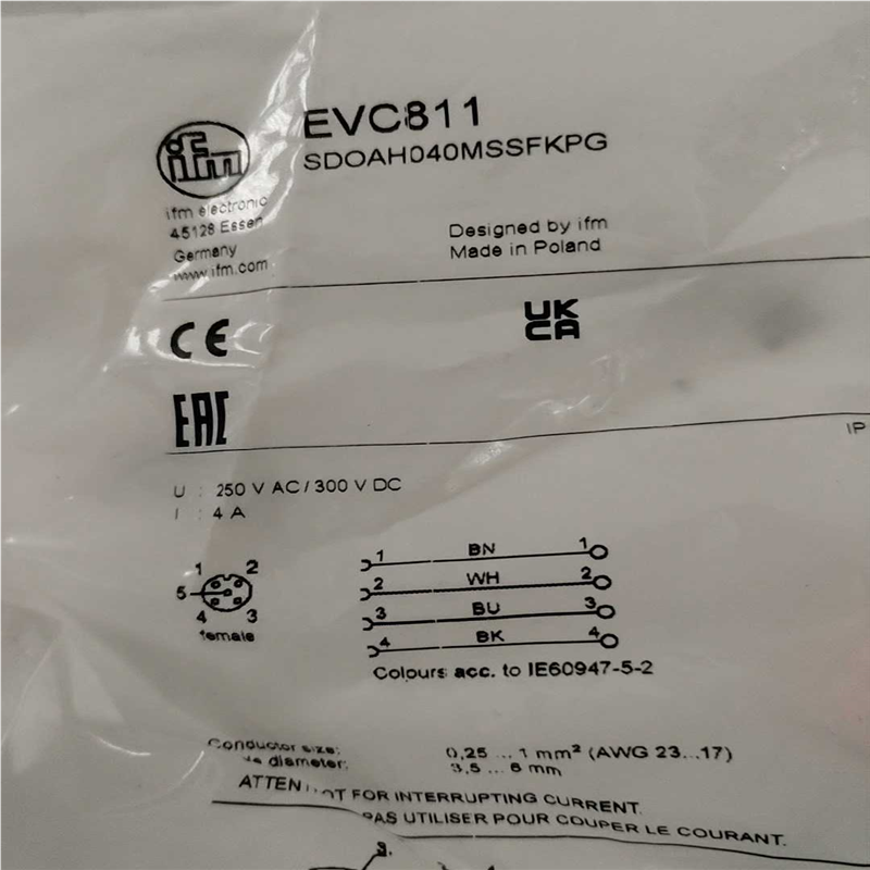 易福门EVC811全新原装现货速发，的来议价