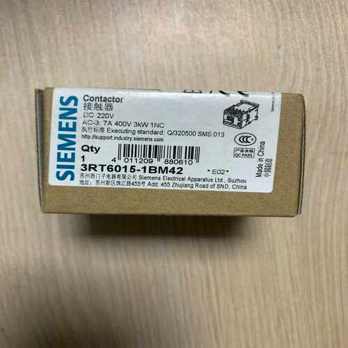 接触器3RT6015-1BM42 3RT60151BM~询价