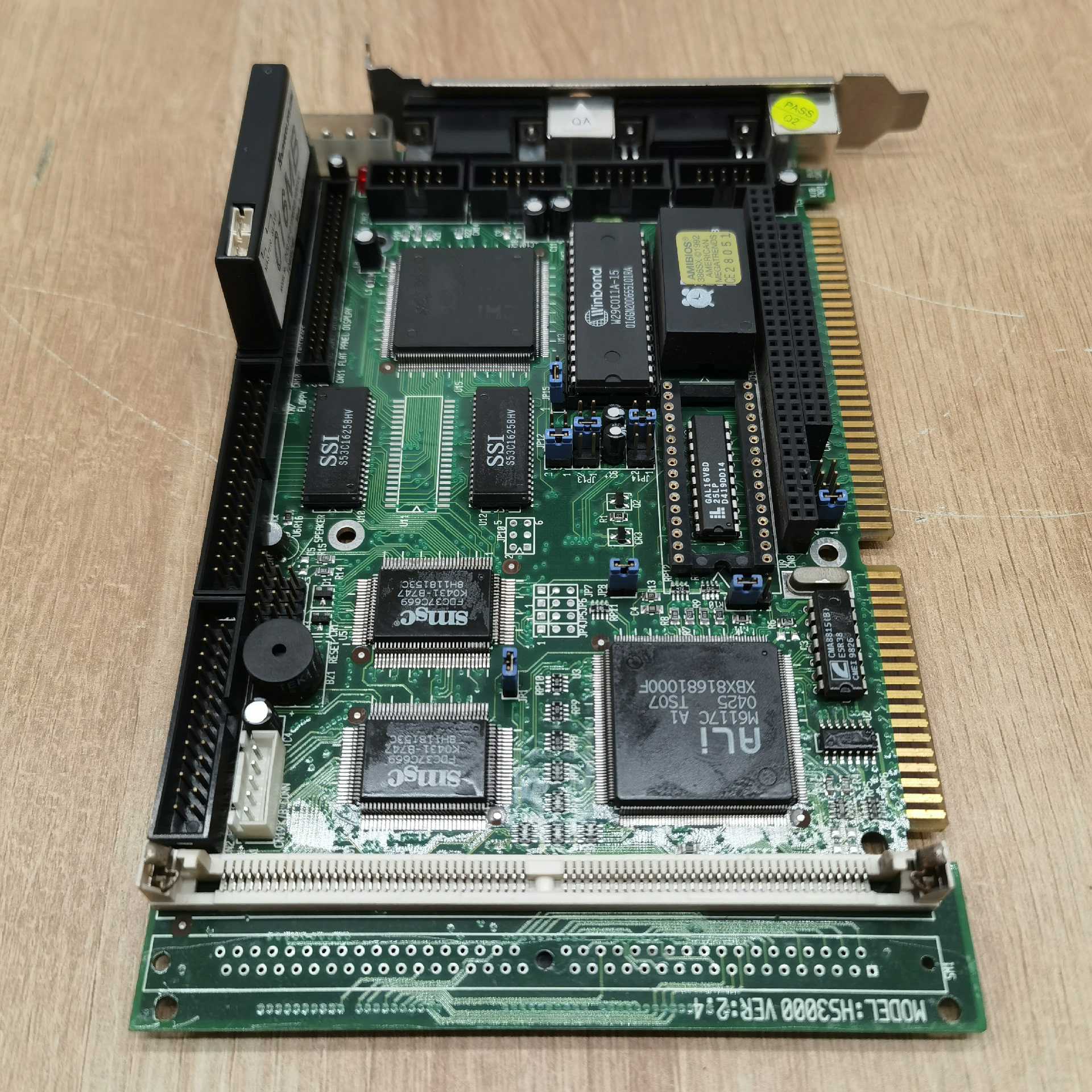 议~HS3000 VER.2.4工业主板送  集成VGA 实物图