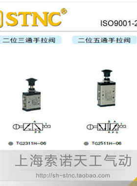 STNC索诺天工 手拉阀TG2511H-06 TG2521H-08 TG2531H-10 2541H-15