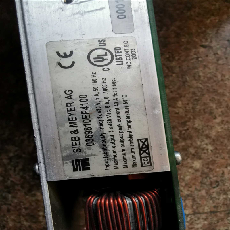 （仔仔配件）SIEB & MEYER AG 0369810EF4100拆