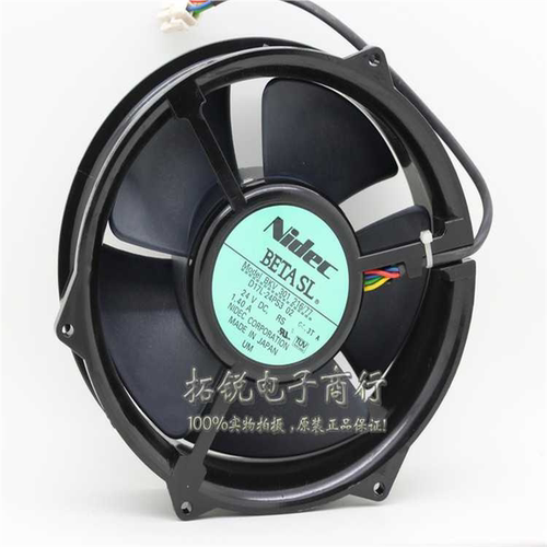 日本Nidec 24V 1.40A BKV301 216/77 D17L-24PS3 02 大风散热风扇