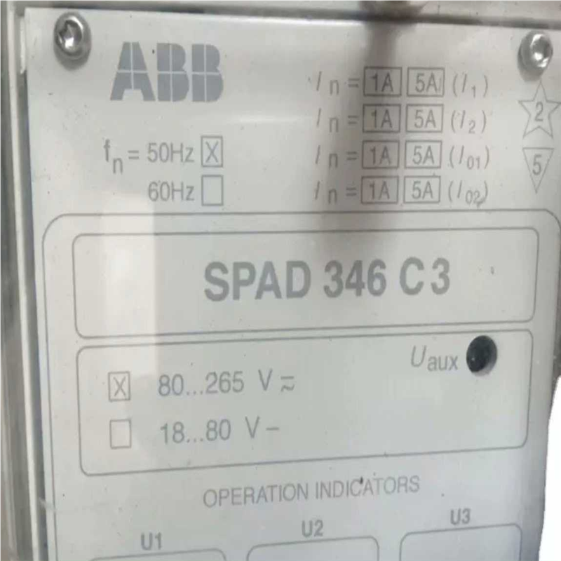 ABB差动保护继电器SPAD346C3      80-26议价