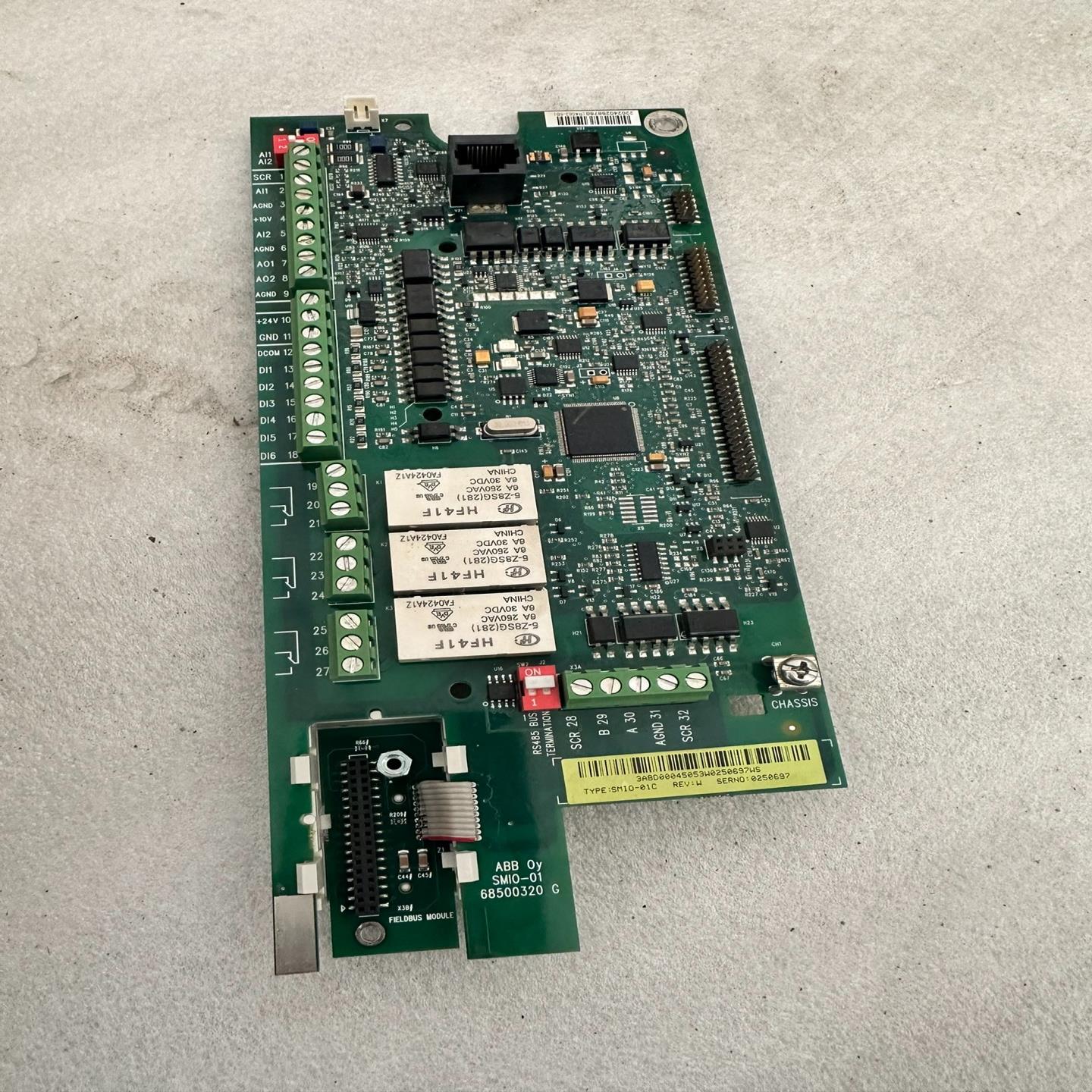 【汇生 】ABB510变频器控制板SMIO-01 功率75kw【议价】