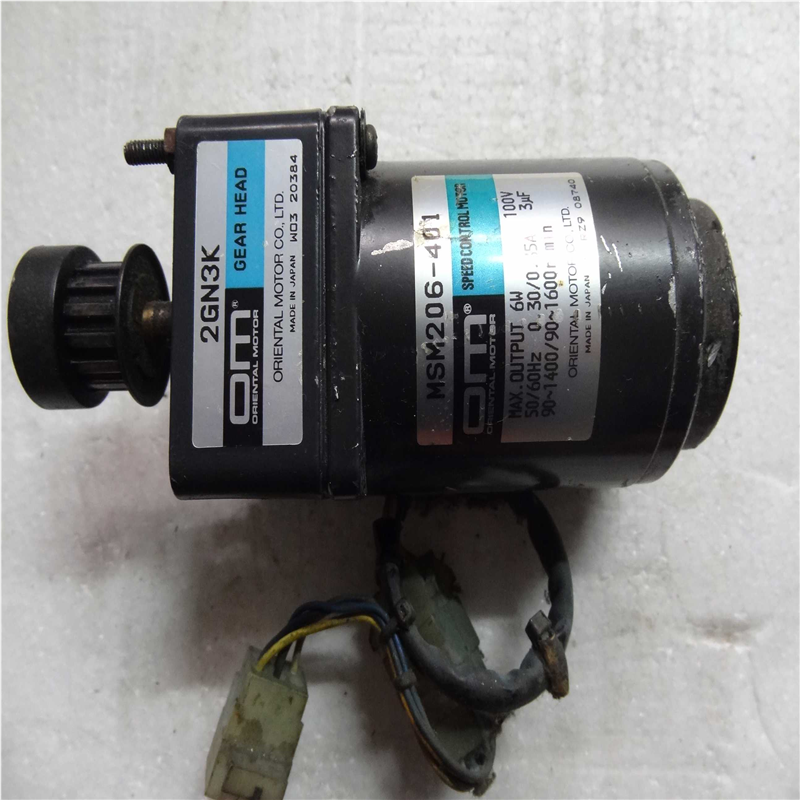 原装拆机 OM 东方减速电机MSM206-401/2GN3K 6W100V~议价
