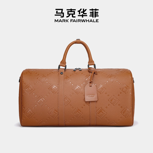 马克华菲个性印花大容量旅行包