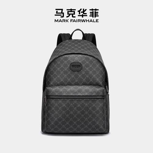 马克华菲潮流个性男士双肩包