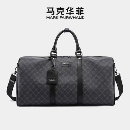 Mark Fairwhale马克华菲男士大容量商务出差旅行包斜挎手提健身包