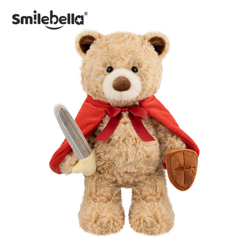 正版酷帅带剑小熊战斗公仔