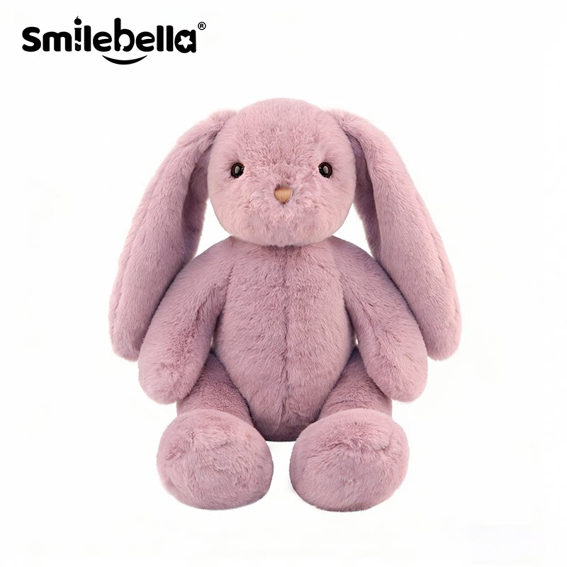 英国SmileBella长耳兔子玩偶可爱公仔兔毛绒玩具娃娃抱枕生日礼物