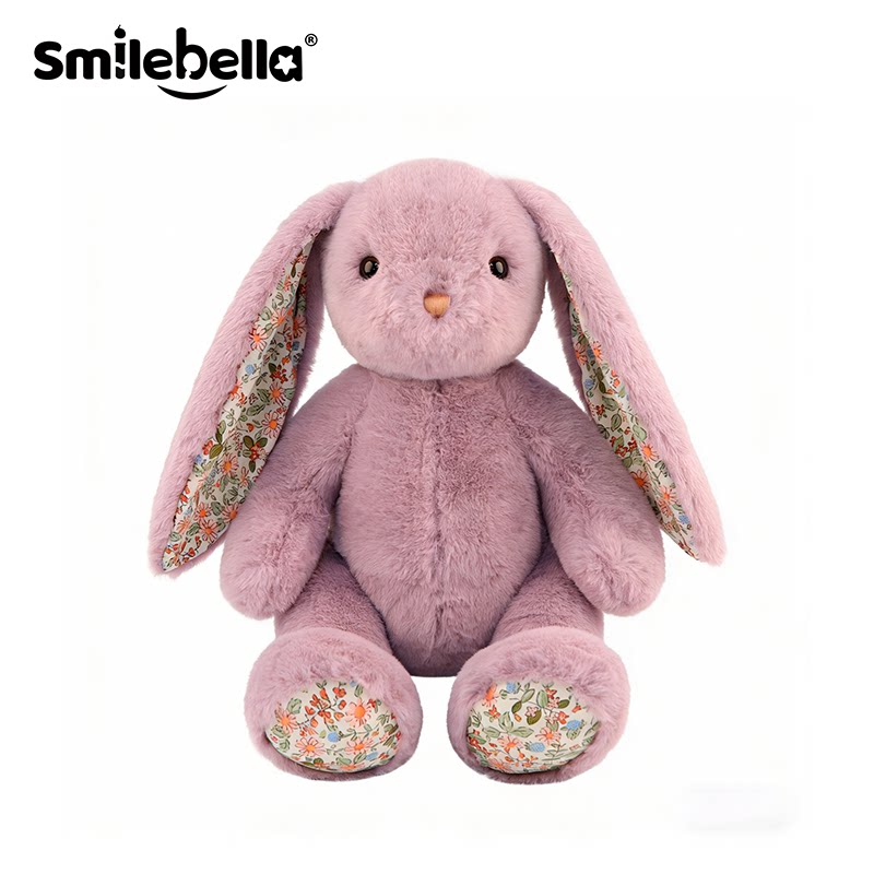 英国SmileBella长耳兔子玩偶娃娃公仔兔毛绒玩具兔兔娃娃生日礼物