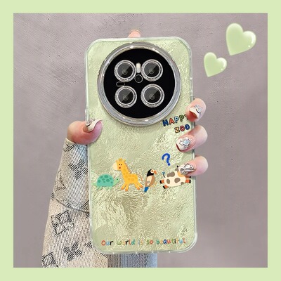 可爱动物适用于华为mate手机壳