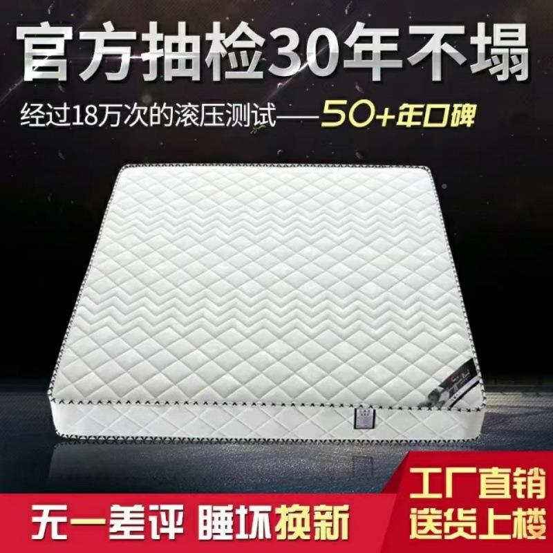 111弹床垫2cm厚1.米经济8型双人偏硬1.5m簧床软硬两用0椰棕垫席梦