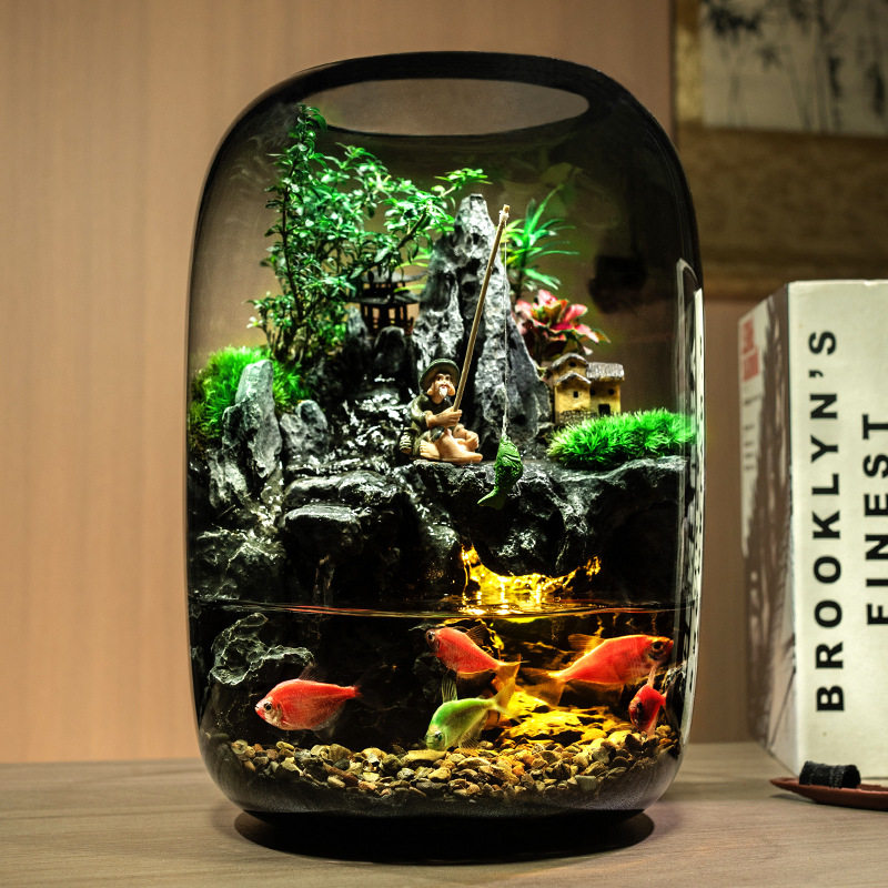 大号玻璃花瓶苔藓微景观养鱼缸