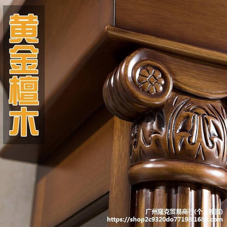 德国赫姆勒机芯欧式落地钟豪华客厅机械座钟实木雕花立钟古典铜钟