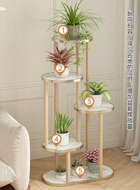 中式落地式花JWX架客厅植物花多肉盆架绿架摆萝放架绿植盆栽架