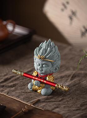 创意摆悟空大胜如意金箍茶棒玩茶宠齐天圣笔大20241124架件居办公