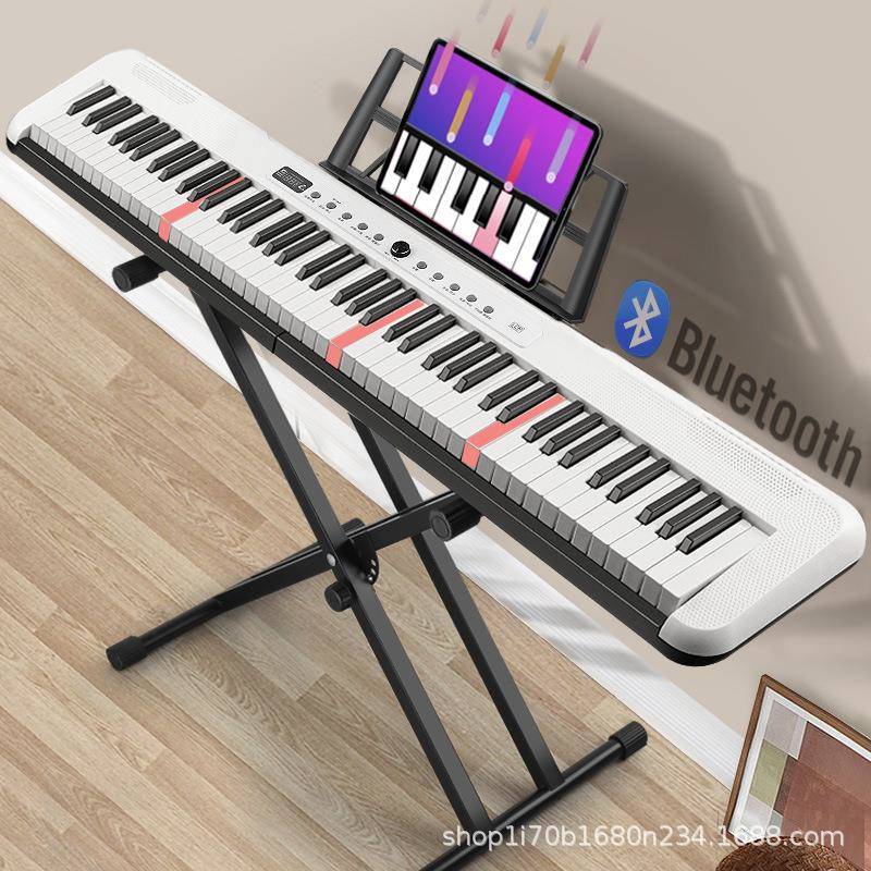 源厂ZWX家电琴88多功能键电子琴成钢头人专业儿童幼师初学者乐器8