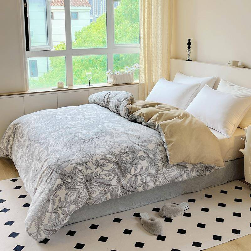 被套229x230纯棉010全2棉加厚磨毛单件被罩220x2FVI50x4x2488cm被