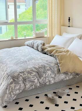 被套229x230纯棉010全2棉加厚磨毛单件被罩220x2FVI50x4x2488cm被