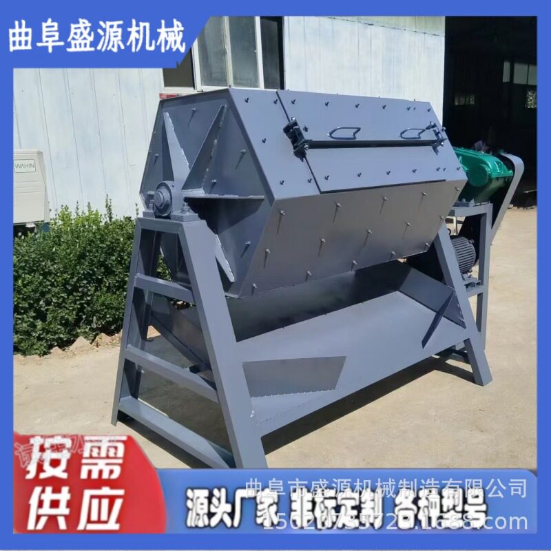 滚筒抛光机除锈去毛刺镀锌件金属研磨机石材磨棱角光滑设备