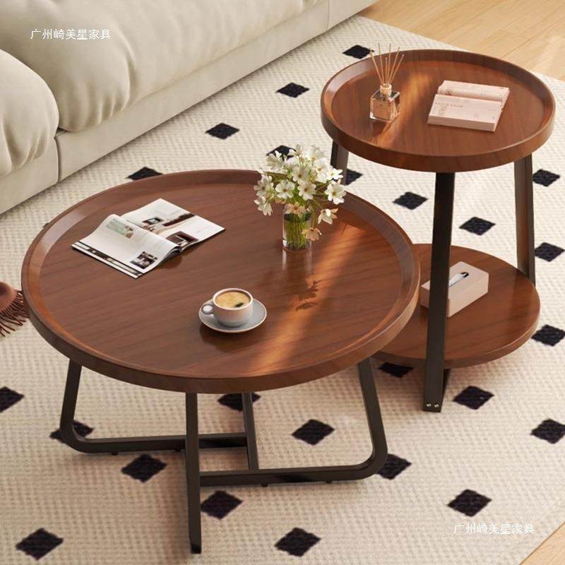 胡桃木轻奶奢茶几风油小户型家用沙YNU阳发侧边柜或台喝茶桌,鲜花速递/花卉仿真/绿植园艺,割草机/草坪机,淘宝优惠券,粉丝福利购,淘宝优惠卷