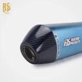 通用越野摩托改排装 FMF通用KLXEXCWR2嘴50 气管段蓝身碳挂耳尾款