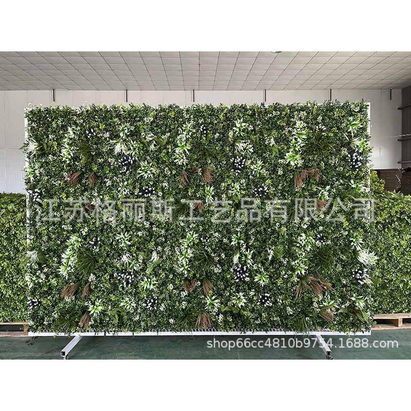 春日寻芳新品MHJ植物挂墙户外防晒抗外线壁C花人造草墙仿真绿紫植