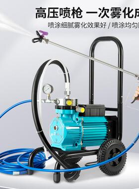 小型多功能喷漆2机11MGQ0/20气V功率手提喷油漆乳胶漆腻大子无喷