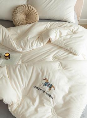 学宿PSK舍全棉生维单人被芯春秋被被子加厚白色双人纤被芯双人冬