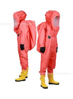 重型全封闭级防学防护服防阻燃酸碱化VLN一服抗穿刺化化学防化服