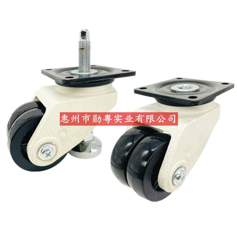 CEL33-D76-DA怡合达工业脚轮CEL32-D72-DE 弹簧刹车 万向轮50