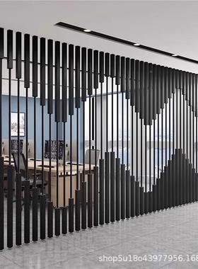 轻奢简隔易客厅LHN装饰隔断风网红断网红墙免打孔屏公风屏立柱办