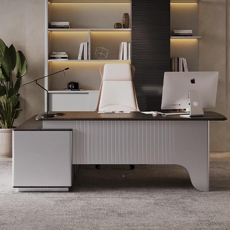 办公现桌老板简约代总裁桌公室办家具广东轻奢经理XCS大班桌台主