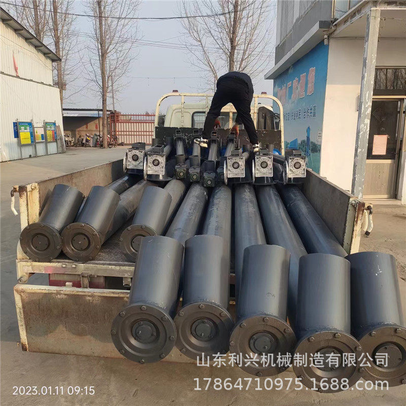 325管式螺旋输送机 水泥砂浆绞龙式输送机 倾斜输送粮食装车机