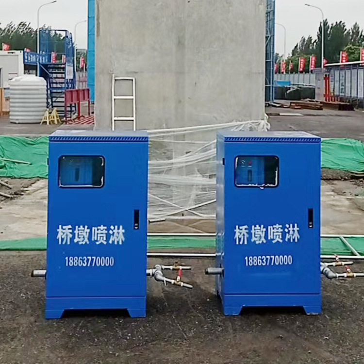 桥墩 墩身自动喷淋养生系统 高架桥墩夏季喷淋养生装置可上门调试