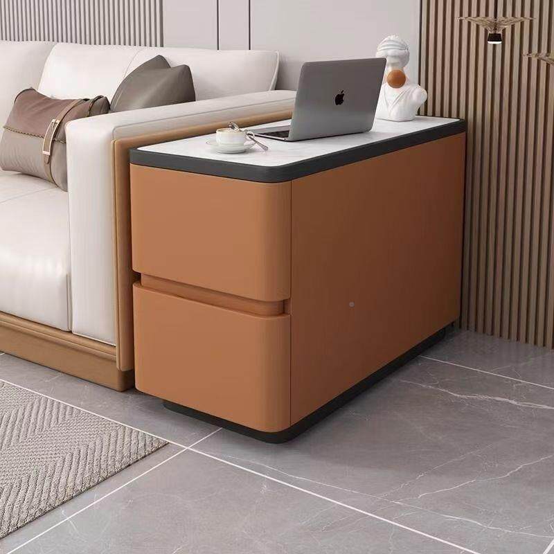 落地厅沙发边柜轻奢FTK新款约侧边30实超窄小客木型夹缝简收纳柜