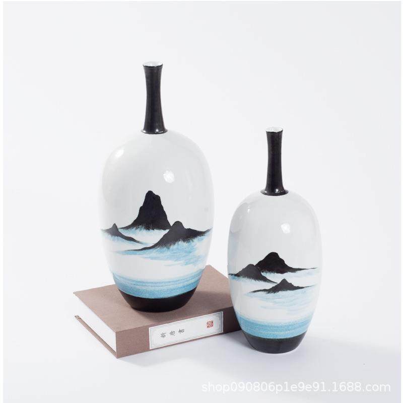 现代新中简约花瓶板房插软装家居客厅茶式几轻奢陶YXF样瓷花器花,橡塑材料及制品,工业陶瓷,淘宝优惠券,粉丝福利购,淘宝优惠卷