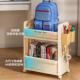 书包98867783置物架家用多桌边可移层动小推车书架学生宿舍纳书本