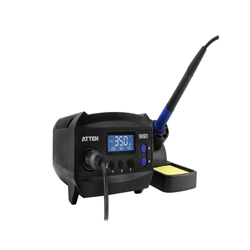 ATTEN安泰信AT989/989D数显恒温电焊台防静电可调温电烙铁65W手柄