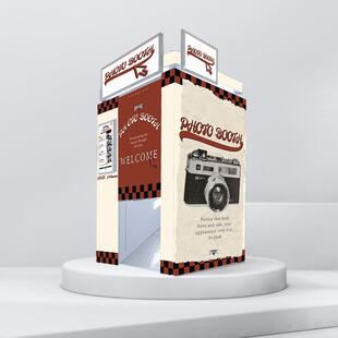 网机红大头贴自助拍1001一照机器照片印体整机发货免安装版双打人