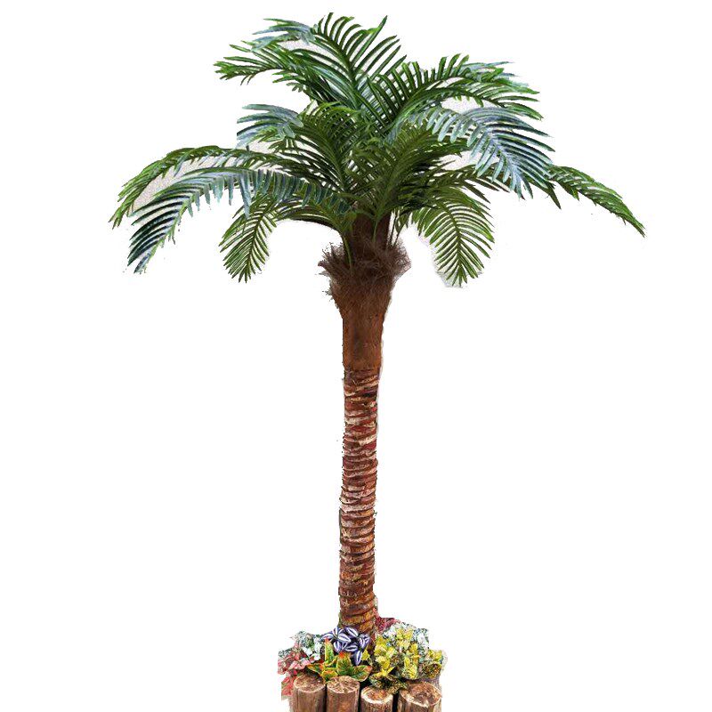 仿真椰子树假椰子树棕榈树大型植B物绿植室内仿真树装饰椰子树盆