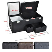 置物箱车载汽车储l物箱收纳箱抽屉箱多功能尾箱用品整理箱后备箱