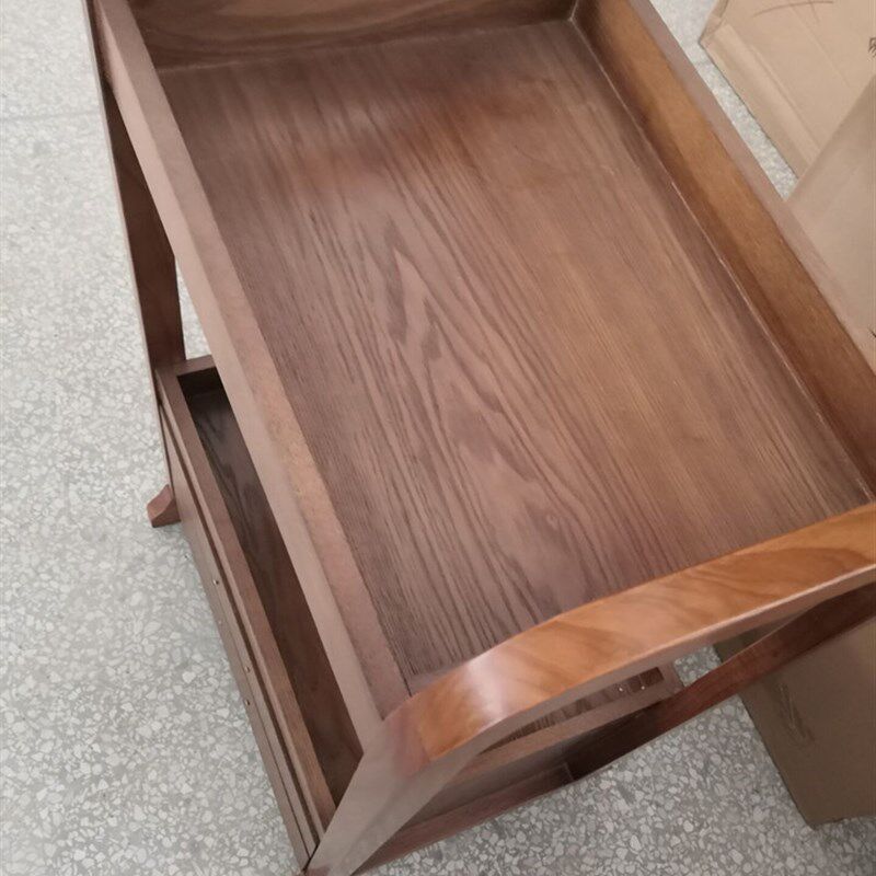 美容院欧式实木美容美发多功能推车双G层抽屉美容床工具美甲小推