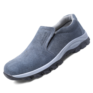 劳保鞋 电焊 男透气防烫防飞溅钢包头z防砸防刺穿耐磨一脚蹬劳保鞋